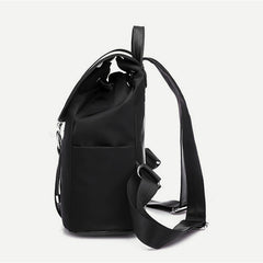 'Give Em Hell' Black Ring Clip Rucksack