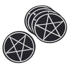Pentagram patch 5 pack