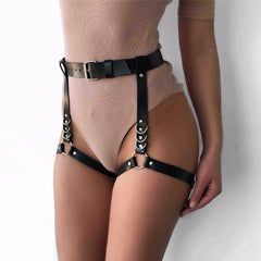 Goth Grunge 'Blasphemy' Faux Leather Harness