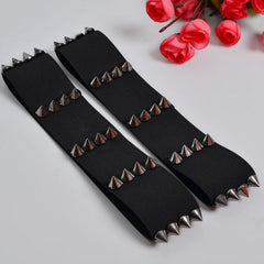 'Spiked' Leg Garter Pair