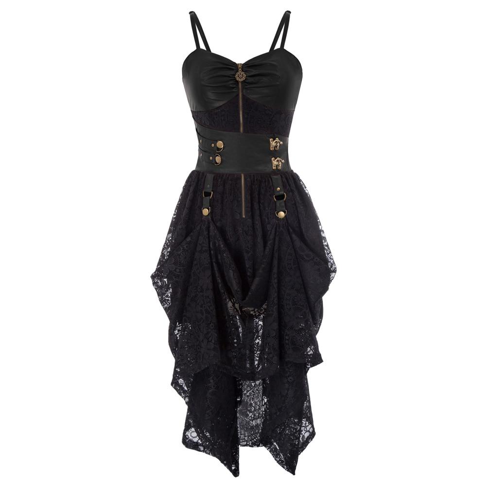 Leather and Lace Steampunk dress