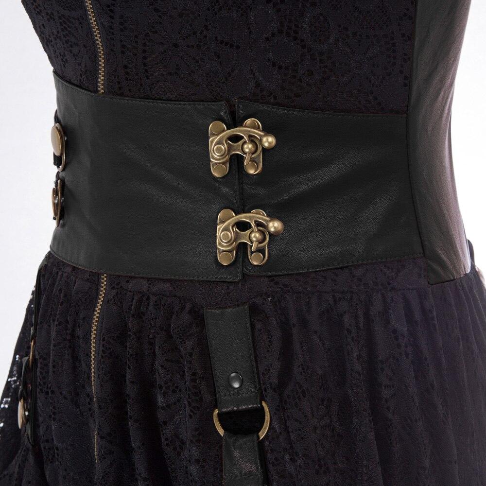 Leather and Lace Steampunk dress
