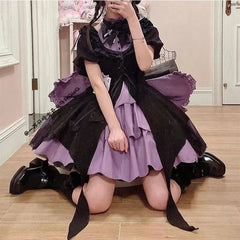 Purple Spade Cosplay Dress