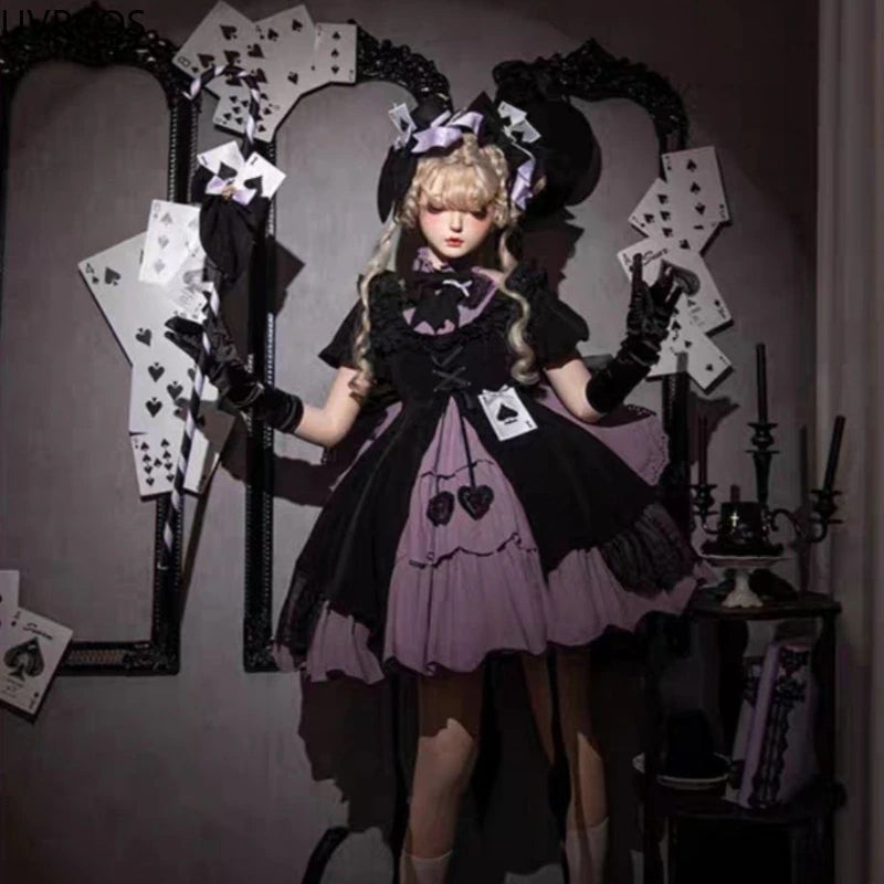 Purple Spade Cosplay Dress