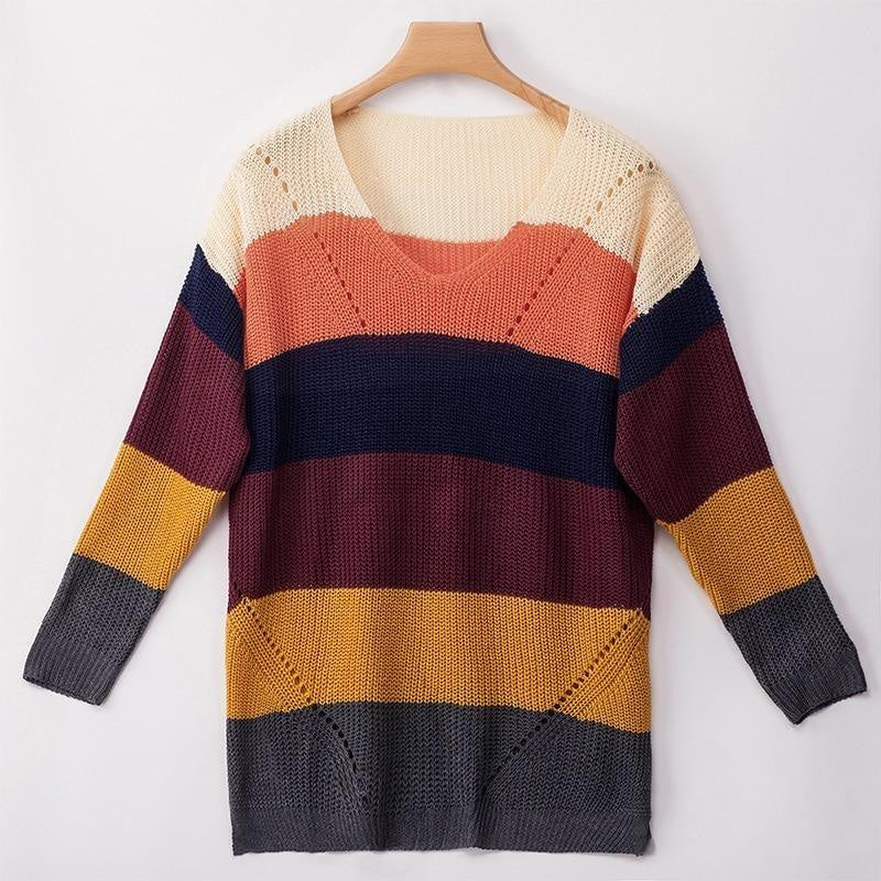 Rainbow Sweater Dress