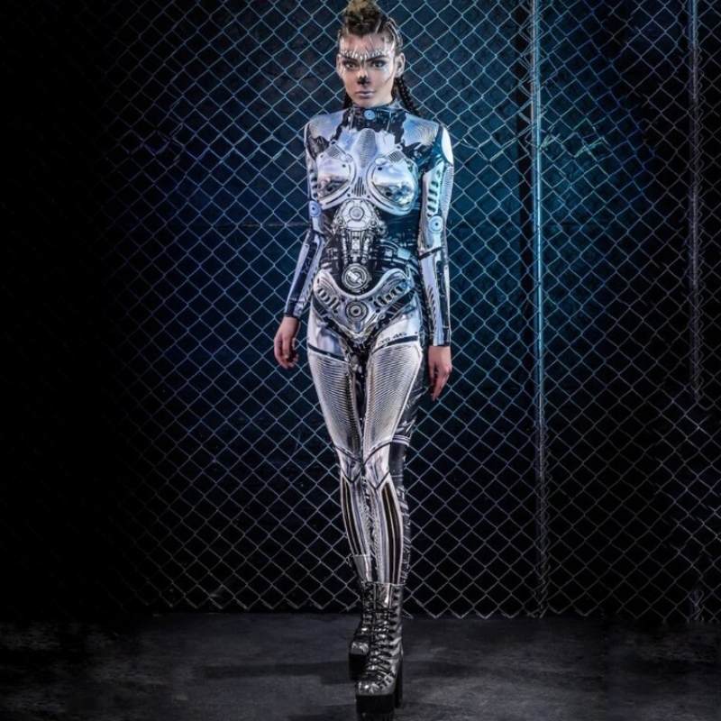 RobotPunk Skeleton jumpsuit