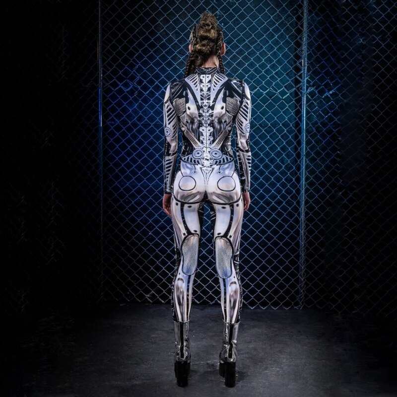 RobotPunk Skeleton jumpsuit