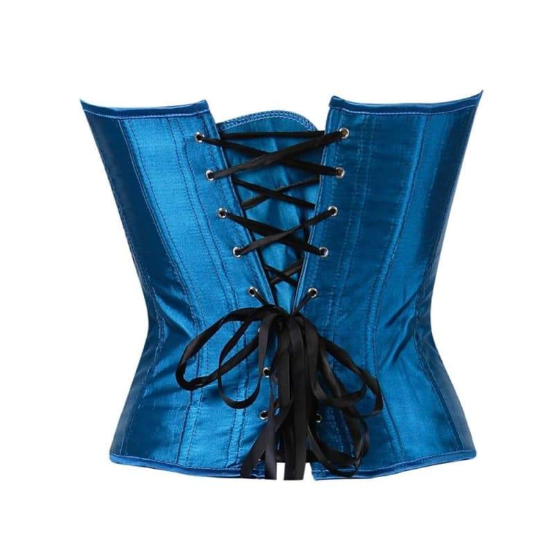 Royal Blue Steampunk corset