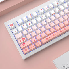 Sakura Blossom Backlit Key Caps Full Set