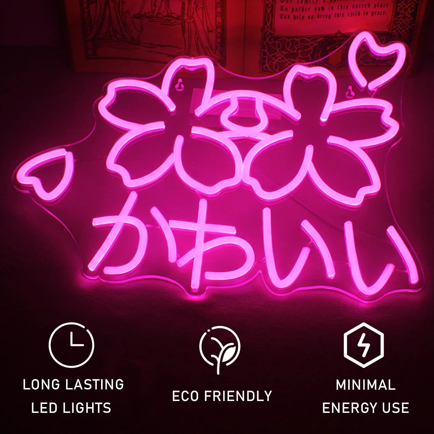 Sakura Flower Kawaii Neon Sign