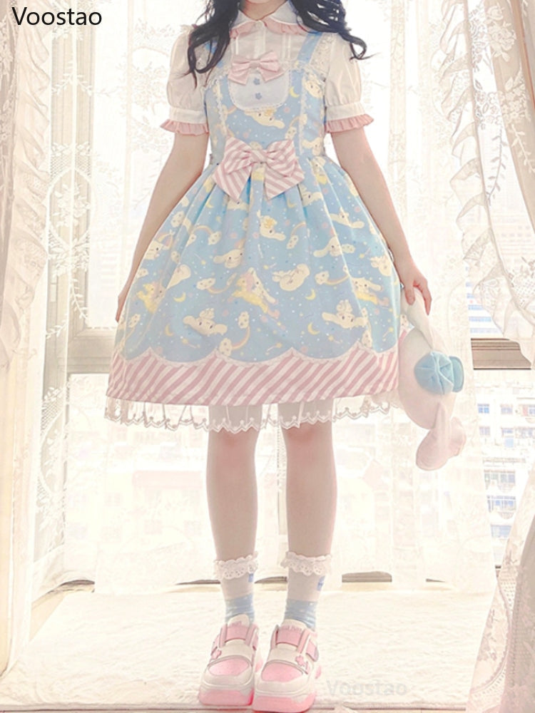 Pastel Dream Girl Kawaii Dress Ellezy Pastel Dream Girl Kawaii Dress Ellezy