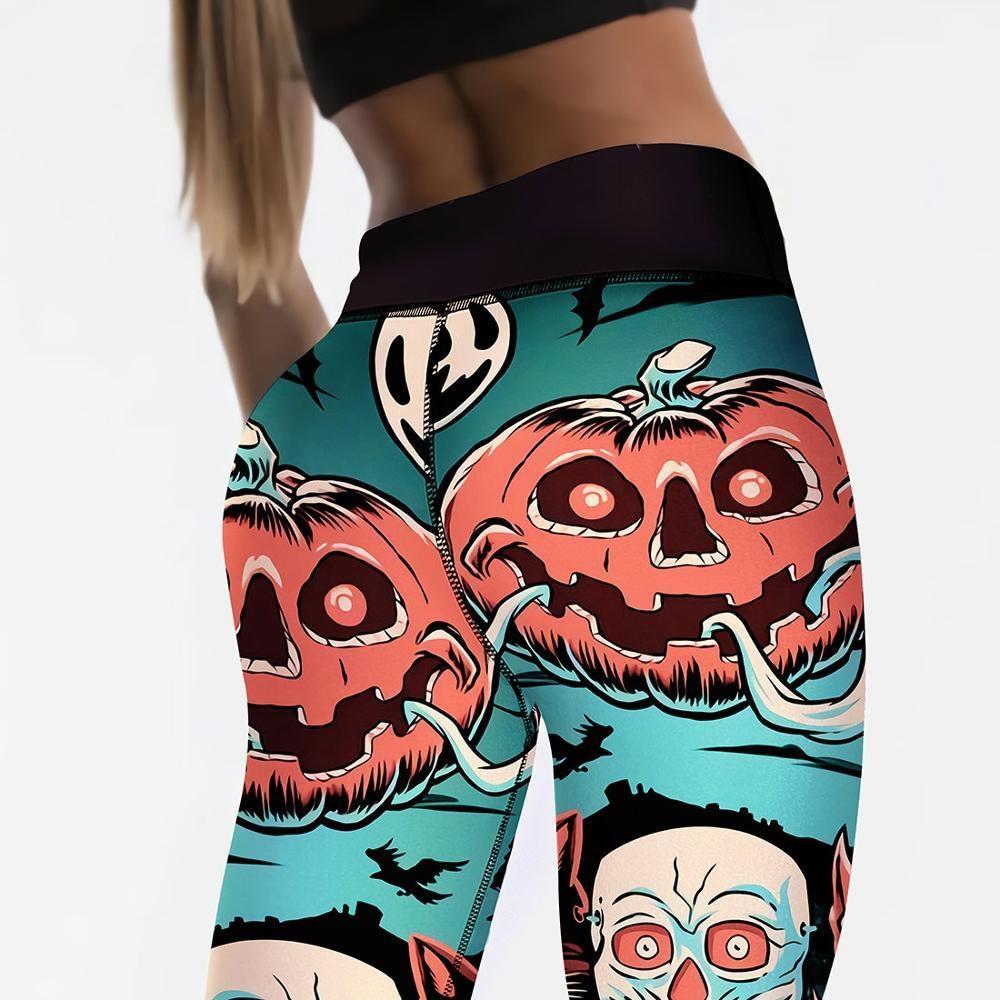 Screaming Pumpkin Leggings