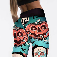Screaming Pumpkin Leggings