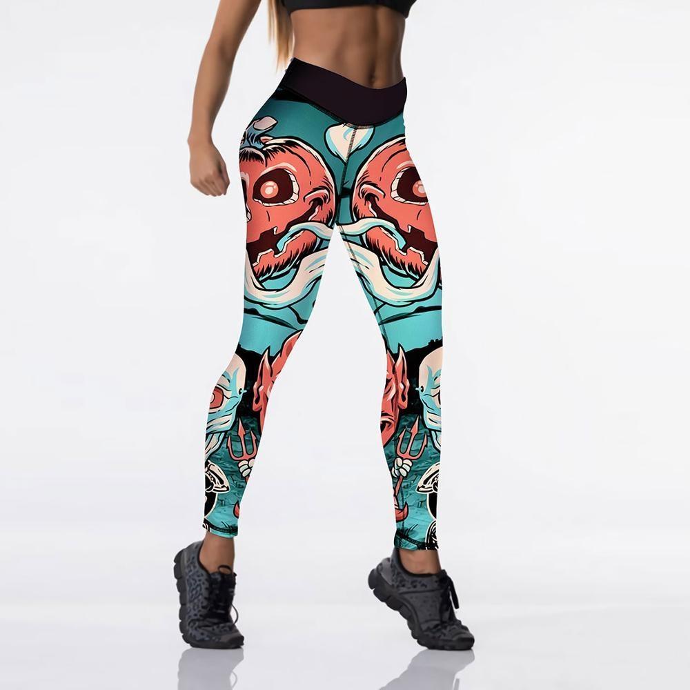 Screaming Pumpkin Leggings