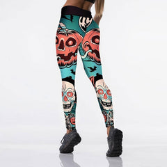 Screaming Pumpkin Leggings