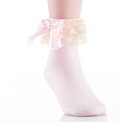Silk & Ruffle Princess Socks