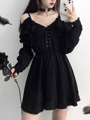 Slouchy Goth Dress