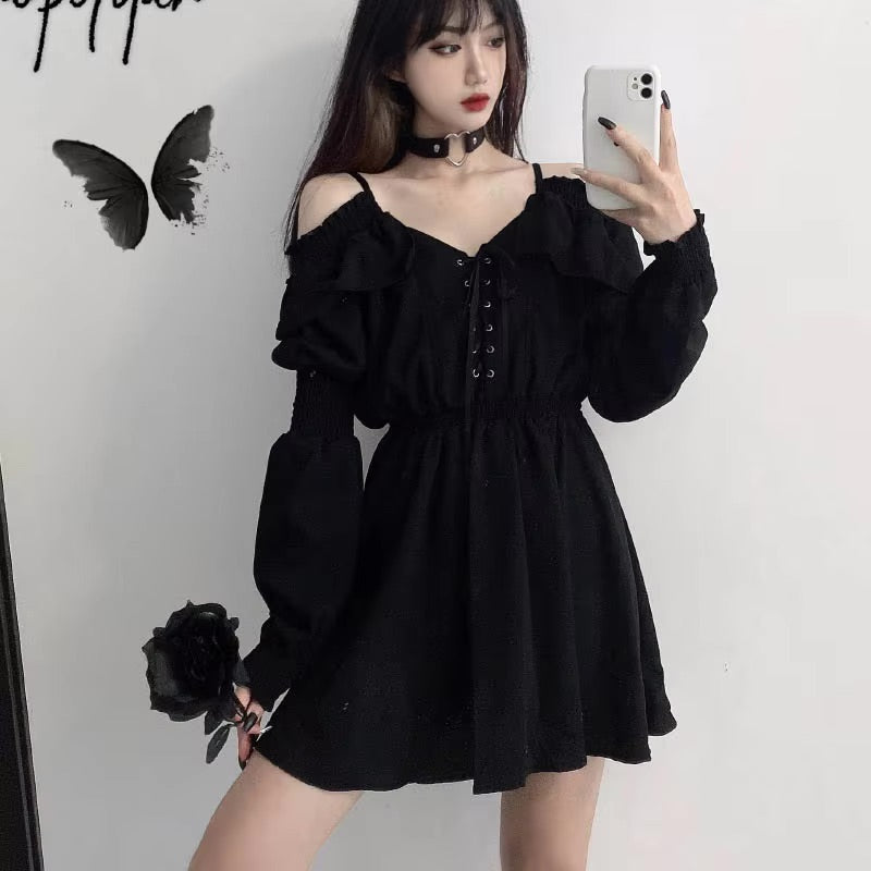 Slouchy Goth Dress