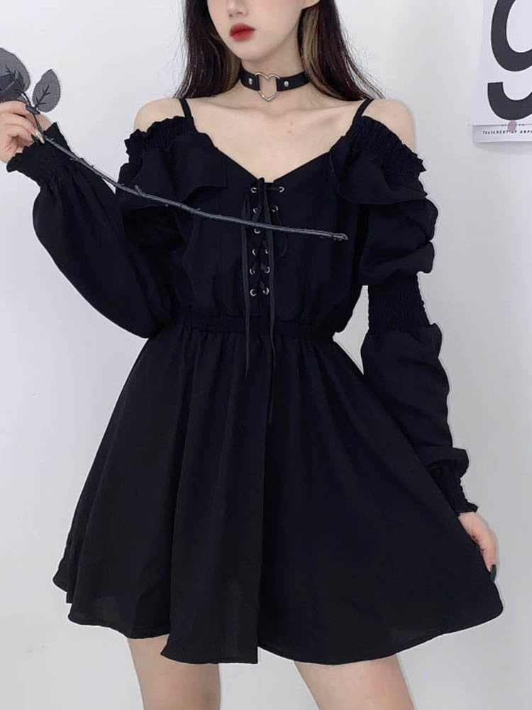 Slouchy Goth Dress
