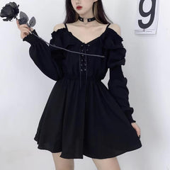 Slouchy Goth Dress