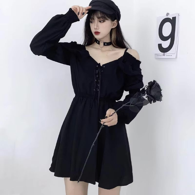 Slouchy Goth Dress