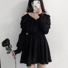 Slouchy Goth Dress