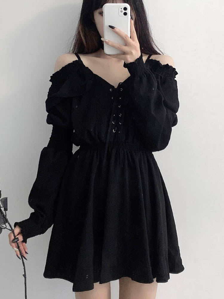 Slouchy Goth Dress