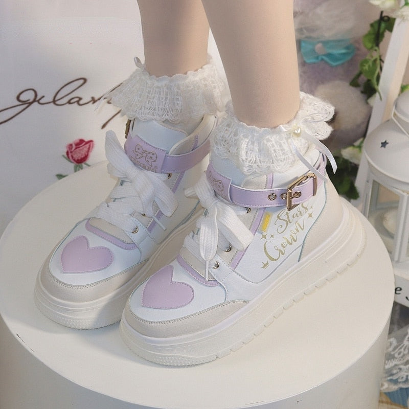 Star Crown Pastel Hi-Tops