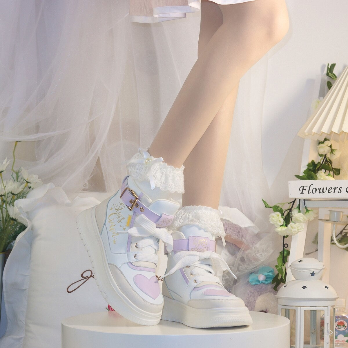 Star Crown Pastel Hi-Tops