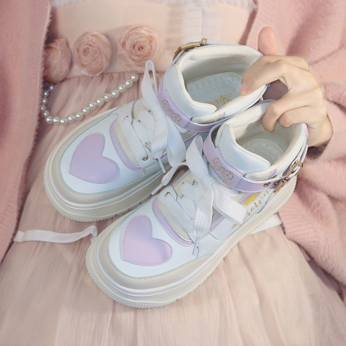 Star Crown Pastel Hi-Tops