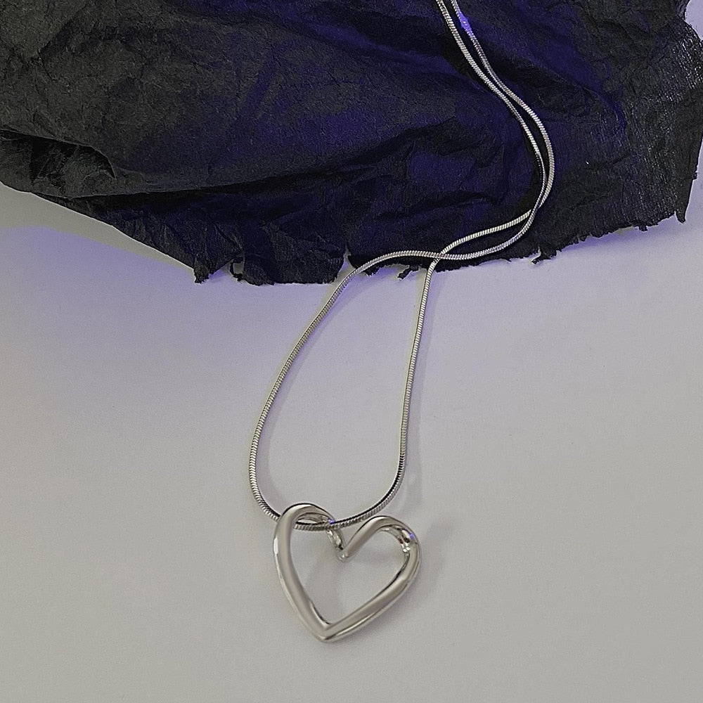 Starry Love Crystal Dangle Necklace