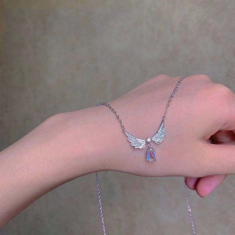 Starry Love Crystal Dangle Necklace