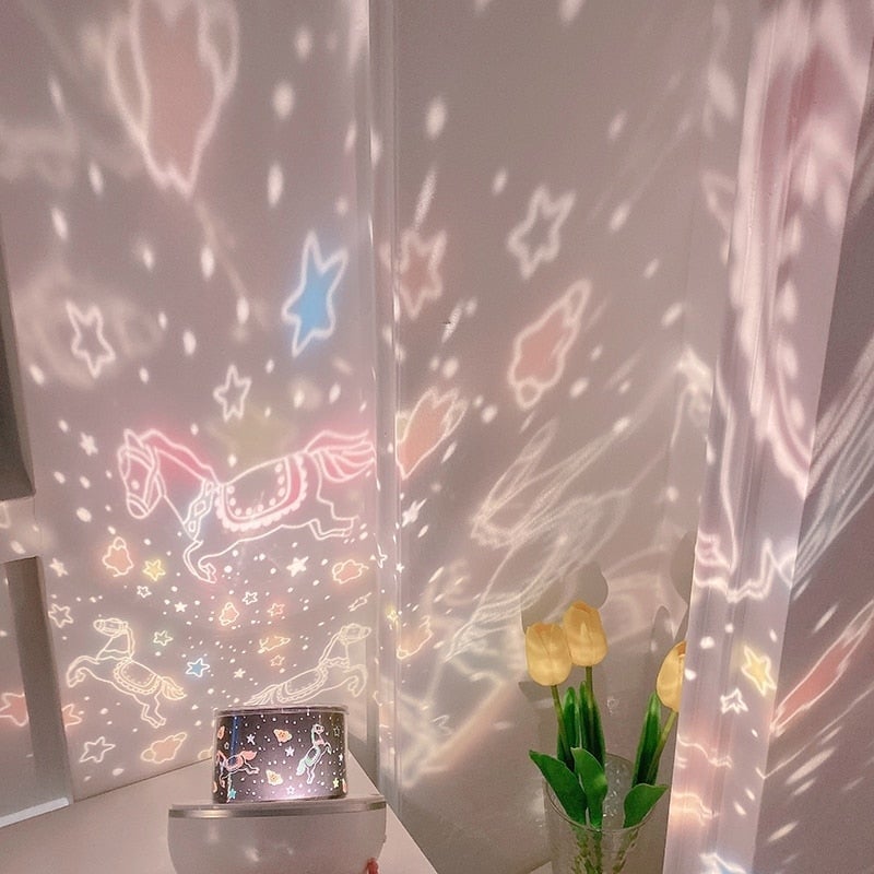 Starry Sky Projector Lamp & Speaker