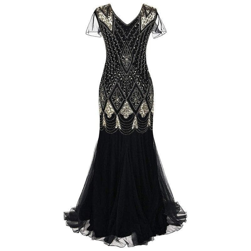 Gothic Gold Steampunk dress
