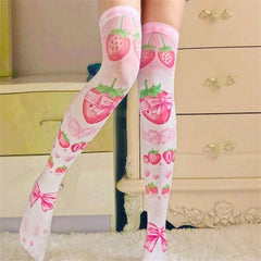 Strawberry Babe Stockings