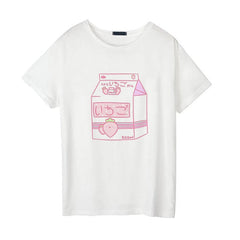 Strawberry Milk Graphic Tee
