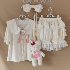 Sweet Beige Bloomer Shorts