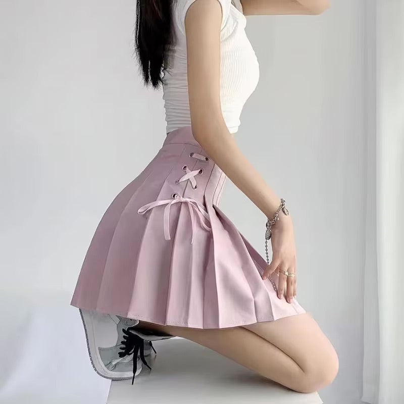Tie Up Ribbon Skirt