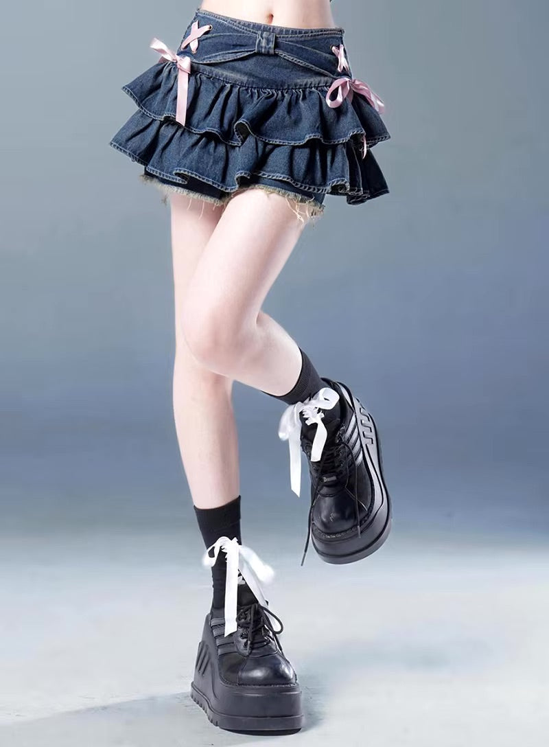 Tiny Denim Dancer Outfit Set