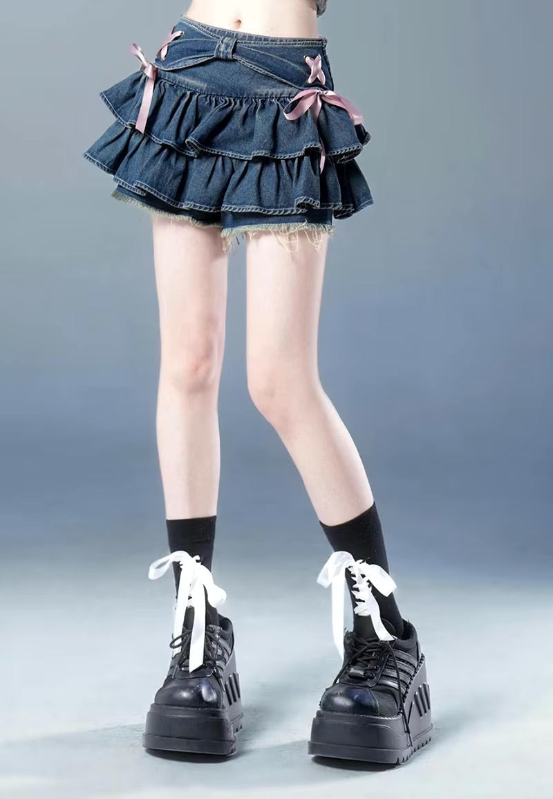 Tiny Denim Dancer Outfit Set