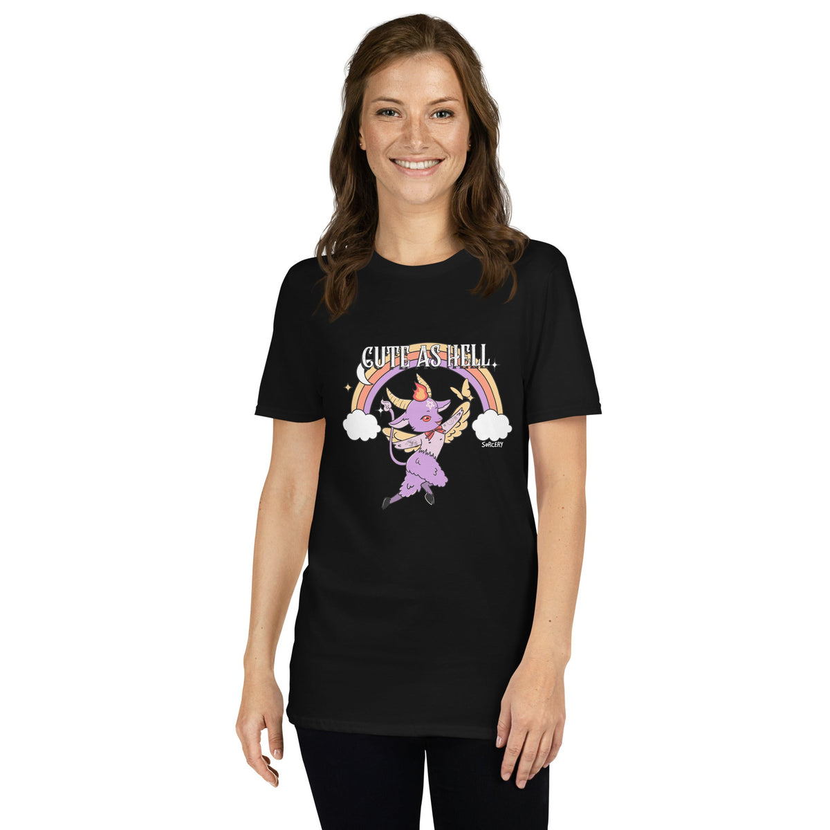 'Cute as Hell' Grunge Alt Short-Sleeve Unisex T-Shirt