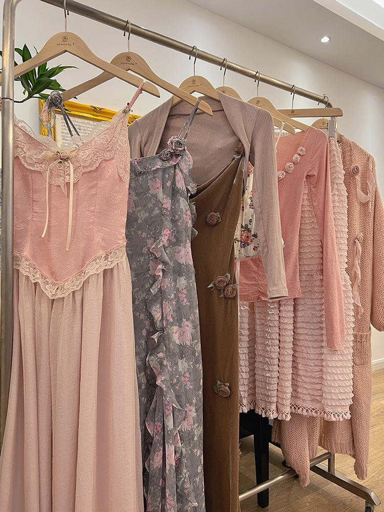 Velvet Fairycore Maxi Dress